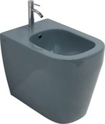 Bidet filomuro TUTTOEVO OLYMPIA CERAMICA L 36 x H 42 x P 53 cm Petrolio lucido