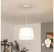 Brilagi - Lampadario LED a sospensione su cavo CERIA 1xE27/40W/230V Ø 30 cm beige