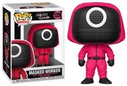 Funko Pop Television The Squid Game Maschera circolare del soldato rosso - Figura in vinile - Altezza 9 cm circa.