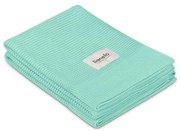 Lionelo - Coperta in bambù BAMBOO BLANKET 75x100 cm Verde menta
