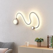 Lindby Rion applique LED, nichel