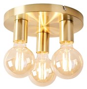 Lampada da soffitto intelligente rotonda oro incl. 3 Wifi G95 - Facil