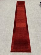 Loribaft Tappeto 80x440 Rosso (Iran) Annodato A Mano