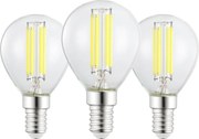 Confezione da 3 lampadine LED VINTAGE P45 E14/2,2W/230V 2700K - Eglo 110441