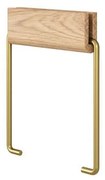 Moebe - Toilet Roll Holder Oak/Brass Moebe