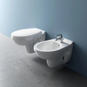 Coppia sanitari sospesi scarico a pavimento IDEAL STANDARD Alpha WC: P 52 x L 35.5 x H 36 cm, bidet: P 52 x L 35.5 x H 35 cm