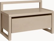 Panca in legno per bambini con contenitore Little Architect