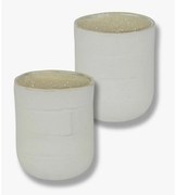 Tazze bianche e beige in set di 2 pezzi in pietra 0,3 l Sand Grain - Mette Ditmer Denmark