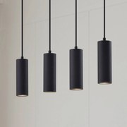 Lampada a sospensione Joffrey Lindby, dimmerabile, Nero, Soggiorno / Sala da pranzo, Metallo, Moderno, Lampada a sospensione