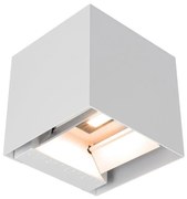 Lampada da parete solare a LED con sensore, 9W/5V, IP65, 2600 mAh, bianca