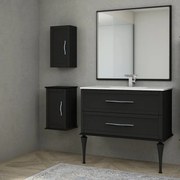 Specchio con illuminazione integrata bagno rettangolare Tiffany BADEN HAUS L 98 x H 90 x P 4 cm grigio / argento