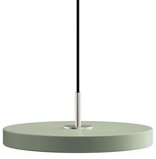 UMAGE - Asteria Mini Lampada a Sospensione Oliva/Top Acciaio UMAGE