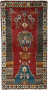 Gabbeh Tappeto persiano 220 x 110 Rosso (Iran) Annodato A Mano