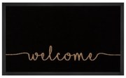 Tappetino nero, 45 x 75 cm Cozy Welcome - Hanse Home