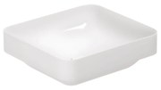 Lavabo D'Appoggio/Da Incasso 45x40 Cm Azzurra Ceramica "Elegance Soft" Bianco Lucido