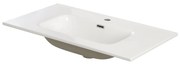 Lavabo Da Incasso 80x47 Cm "Cherry" Bianco Lucido