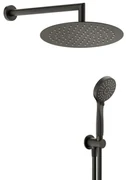 Kit incasso doccia HUBER Tayrona/Plano nero opaco