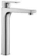 Rubinetto lavabo alto canna lunga cromato serie Erika