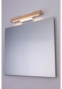 Applique LED scandinavo Dora bianco IP44, luce bianco caldo dimmerabile 490 lumen,
