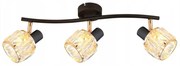 Faretto DUBAI 3xE14/40W/230V nero/oro