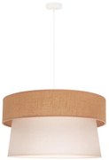 Duolla - Lampadario a sospensione con filo ETNIC 1xE27/40W/230V diametro 45 cm color crema/beige