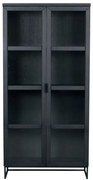 Vetrina in rovere nero 95x195 cm Everett - Rowico