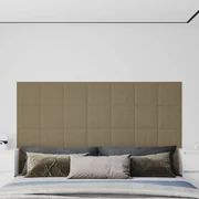 Pannelli Murali 12 Pz Cappuccino 30x30 Cm Similpelle 1,08 M² /