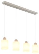 Globo 54114-4H - Lampadario a sospensione su cavo TRENT 4xE27/40W/230V