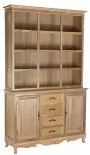 Credenza DKD Home Decor Naturale 124,5 x 39 x 201,8 cm Abete Alluminio Legno MDF