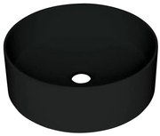 Deante CQS_NU4S - Lavabo da appoggio SILIA Ø 36 cm granito/nero