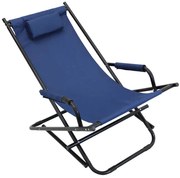 sdraio mare prendisole basculante pieghevole in alluminio cm 66 x 55 x 74 h