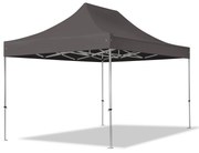 TOOLPORT 3x4,5m gazebo pieghevole PES, PROFESSIONAL alluminio, grigio scuro - (600203)