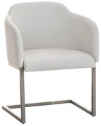 Sedia Visitatori Magnus Stoff / Weiß