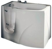 Vasca rettangolare Dieffe per anziani bianco 70 x 120 cm