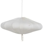 Lampadario Bianco Cotone 220-240 V 59,5 x 59,5 x 23 cm