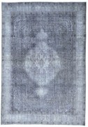 Vintage Tappeto 190 x 270 Blu (Iran) Annodato A Mano