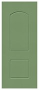 Pannello per porta d'ingresso P007 pellicolato pvc verde L 92  x H 210.5 cm, Sp 6 mm apertura reversibile