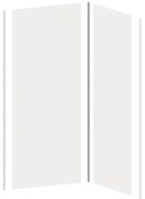 Pannello da parete per il bagno con profili inclusi L. 90 x L. 120 x H. 210 cm - Lotto di 2