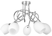 Lampadario a plafone TWIST WHITE 5xE14/40W/230V