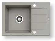 Pyramis 70166001 - Lavello cucina NEXT 62x44 cm granito/grigio