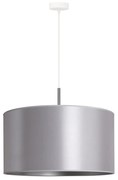 Duolla - Lampadario a sospensione con filo CANNES 1xE27/15W/230V diametro 45 cm argento