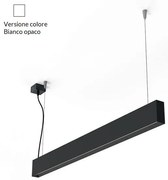 Lampada a sospensione biemissione 32,4W down 60W up 230V 3000K bianco.