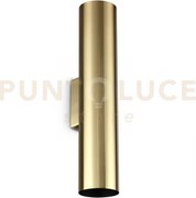 Look round applique a parete 2 luci attacco gu10 ottone 30cm d.6cm ...