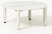 Tavolino rotondo da giardino effetto marmo Sienna Ø 60 cm