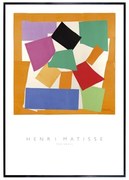 Stampa incorniciata The Snail Matisse nero 70.7 x 100.7 cm