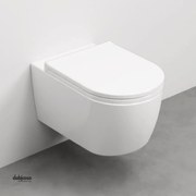 Ceramica Cielo "Smile" Wc Sospeso Senza Brida Bianco Lucido