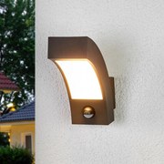 Lucande Lampada parete Lennik a LED, sensore di movimento