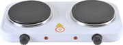 Doppia Piastra Fornello Elettrico da Campeggio 2000W Bauer Bianco...