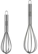 Set 2 fruste in silicone con manico in acciaio