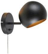 Markslöjd 108753 - Applique EDGAR 1xE14/40W/230V nero